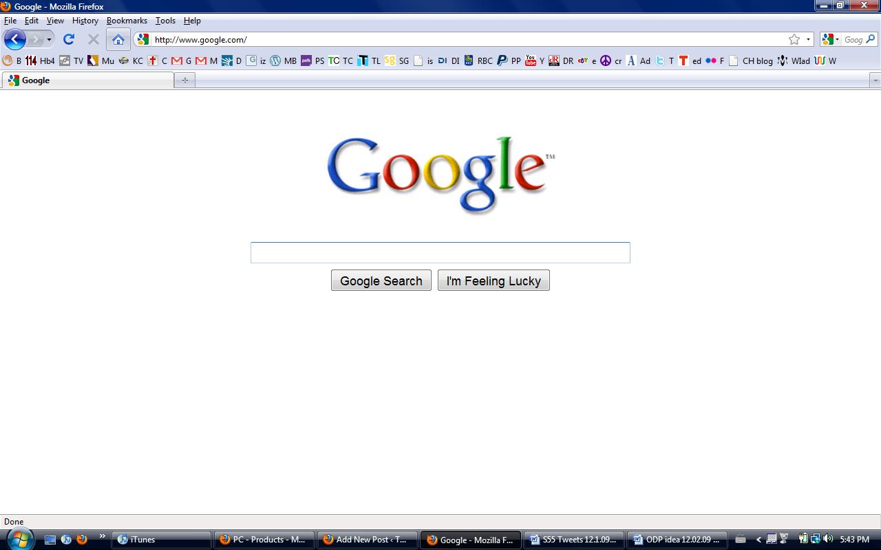 Have you seen Google’s home page ? The search bar comes up first and 